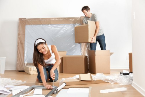 Safe packing and loading for removal truck hire in Barnes
