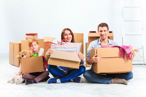 Professional removal van service supporting a local move in Barnes