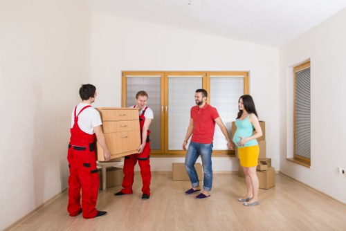 Preparing unwanted furniture for pick-up in Barnes