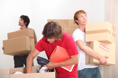 Secure handling of valuable items during house removals in Barnes