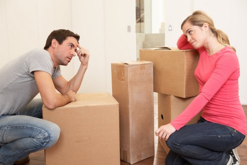 Commercial furniture removal service in Barnes office space