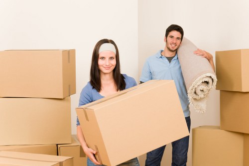Preparing belongings for a Barnes house move