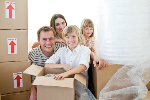 Packing and organising office contents for a Barnes relocation