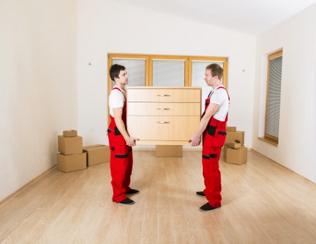 Staff training and careful handling during a Barnes man and van move